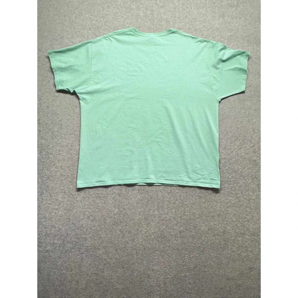 Hanes Georgia Bulldogs T-Shirt Mens 2XL Mint Green Graphic UGA NCAA Tee